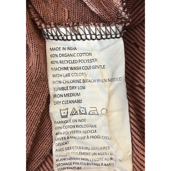 prAna Front Pocket Short Sleeve Organic Cotten Tee Crew Neck Mens Size Large - Picture 8 of 10